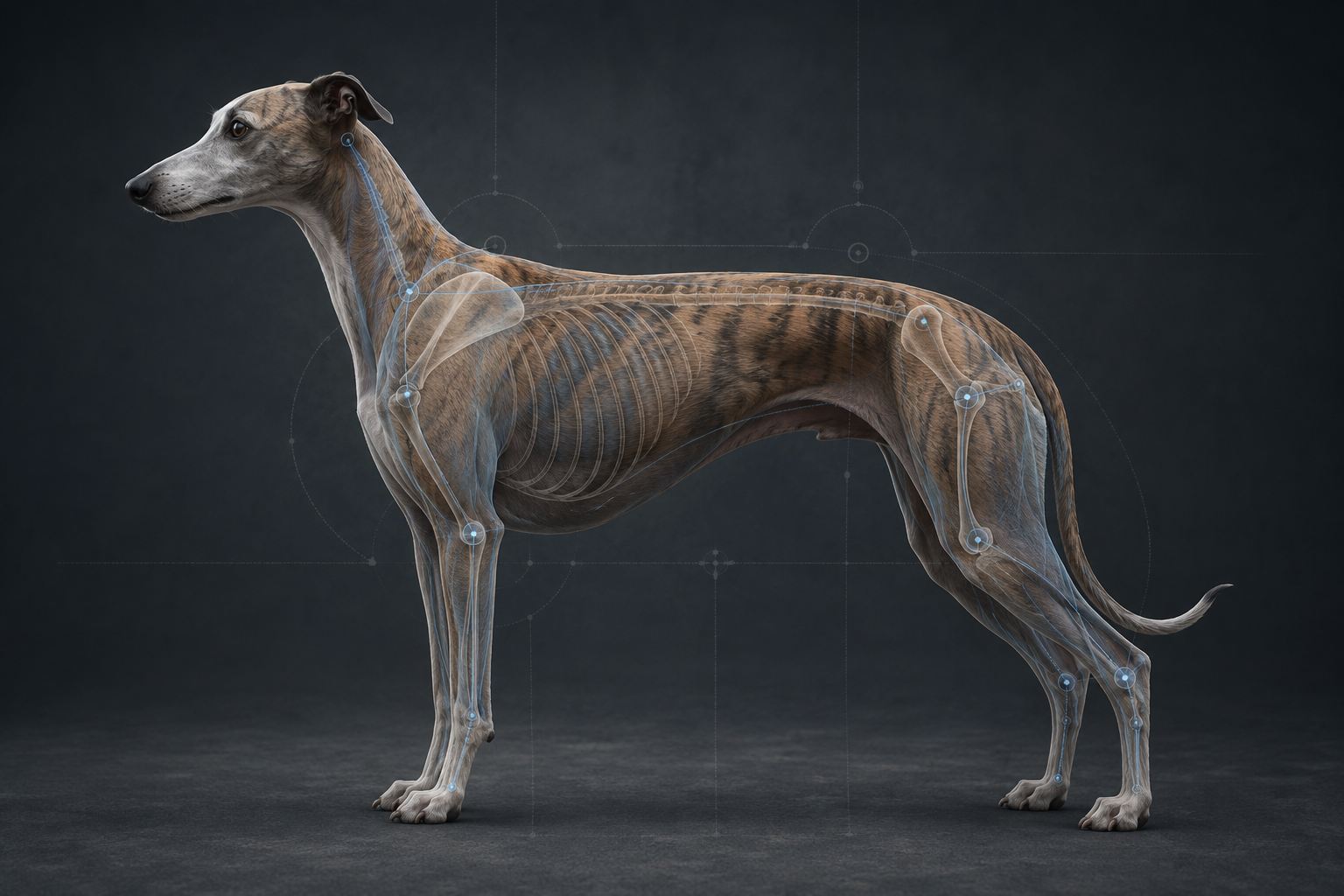 Whippet 3D Models: Anatomy, Poses and Production Uses