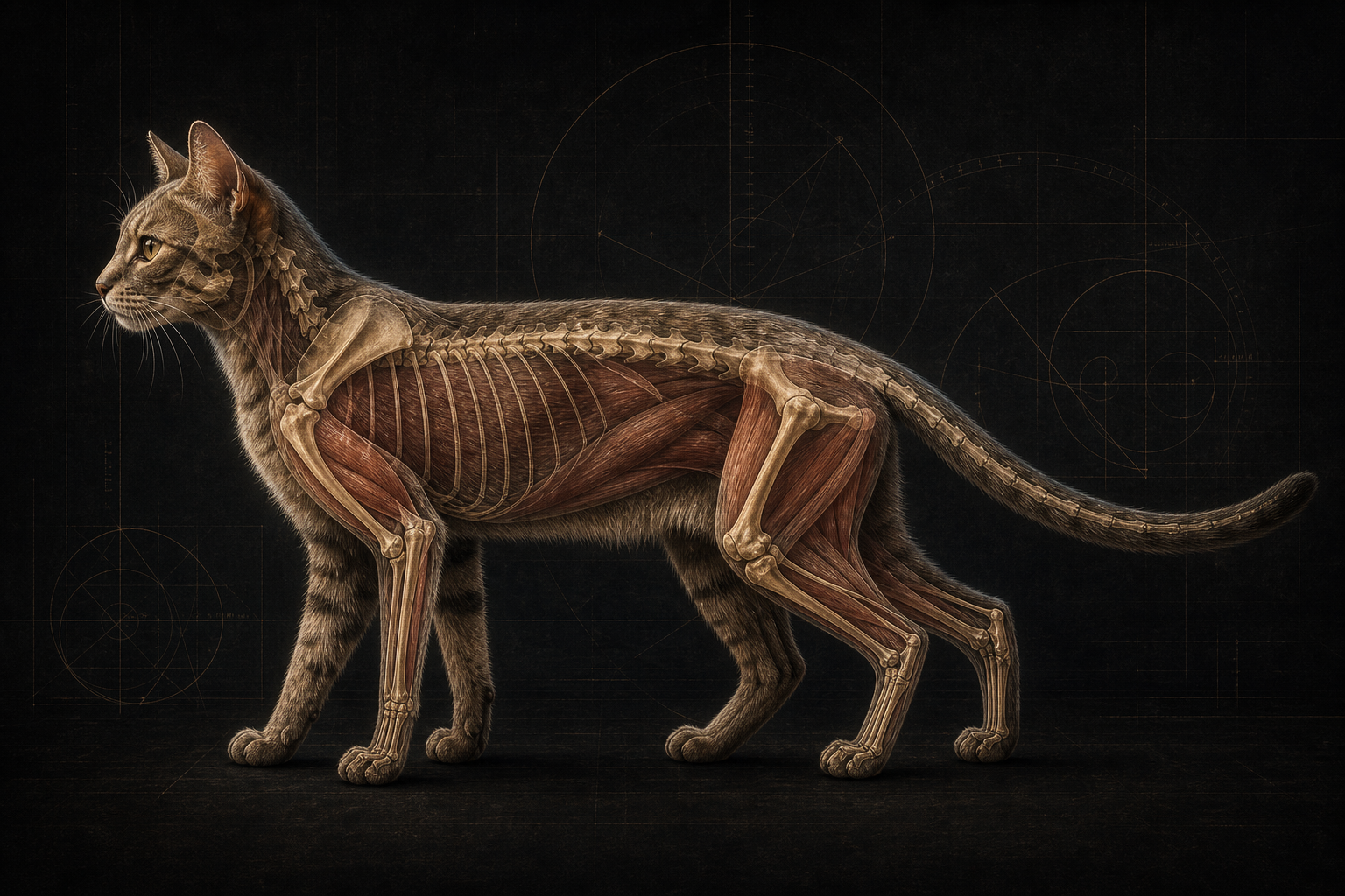Domestic Cat 3D Models: Anatomy, Feline Motion and Production Uses