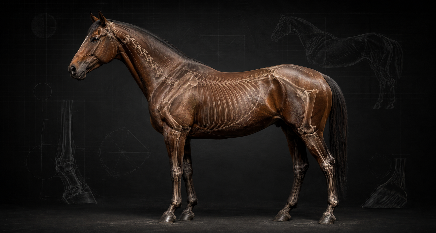 Horse 3D Models: Anatomy, Motion and Production Formats