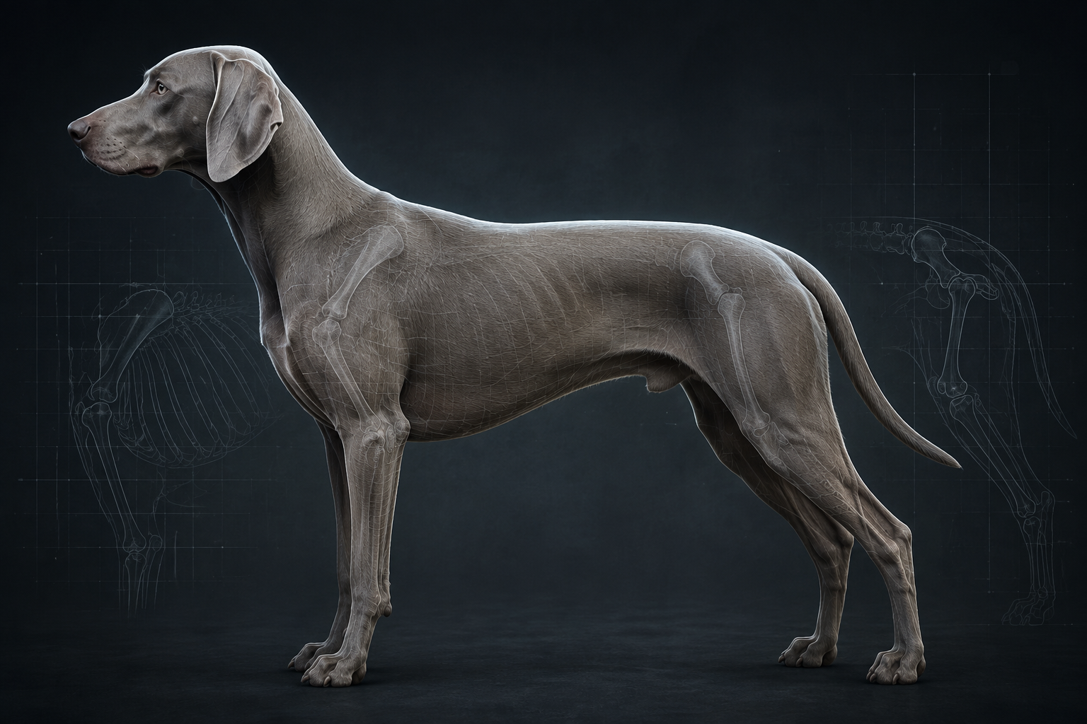 Weimaraner 3D Models: Coat, Anatomy and Animation Workflows